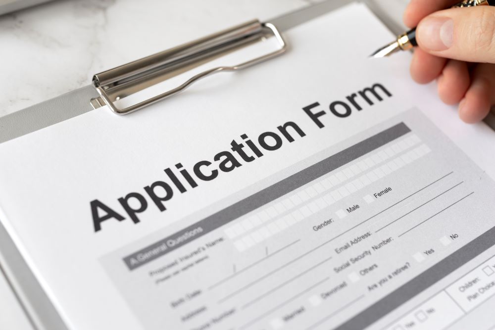 application form image