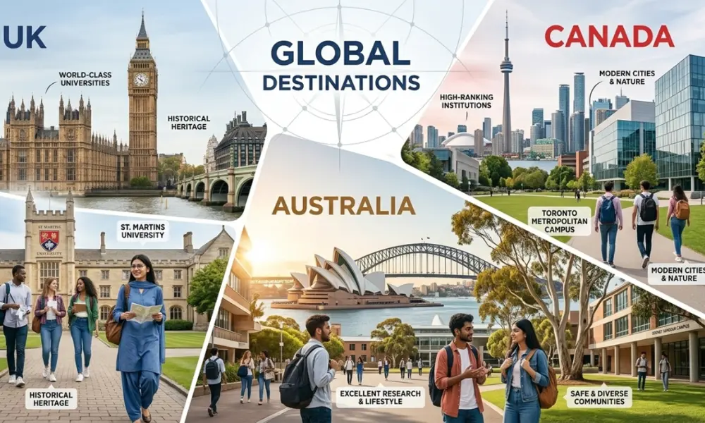 Global Study Destinations for Pakistani Students